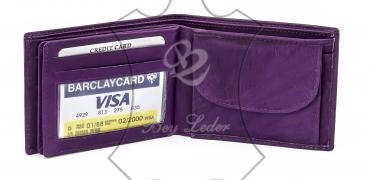 Herrengeldbörse lila