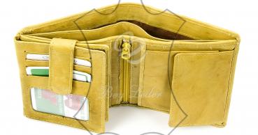 Herrengeldbörse - hellgelb