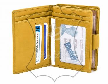 Damenportemonnaie gelb