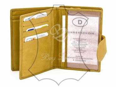 Damenportemonnaie gelb