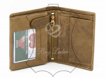 Herrengeldbörse hellbraun