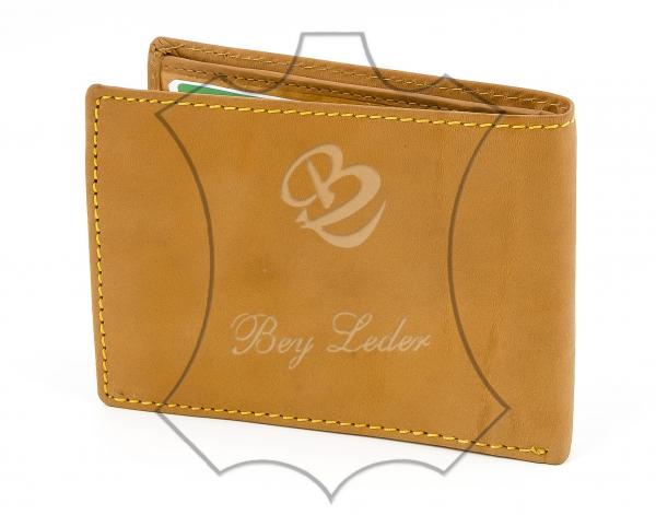 Herrengeldbörse orangebraun
