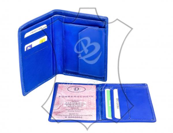 Herrengeldbörse blau