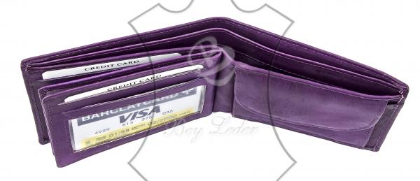 Herrengeldbörse lila