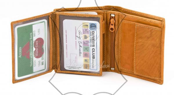Herrengeldbörse orange