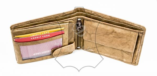 Herrengeldbörse - hellbraun