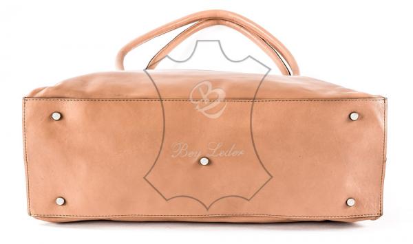 Schultertasche- hellbraun