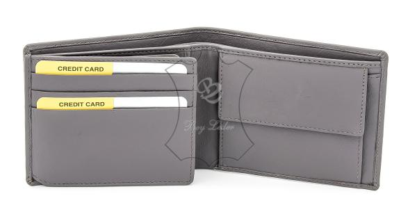 Herrengeldbörse - dunkelgrau
