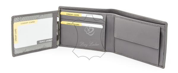 Herrengeldbörse - dunkelgrau