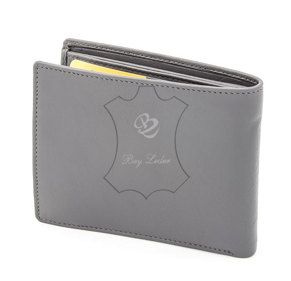 Herrengeldbörse - dunkelgrau