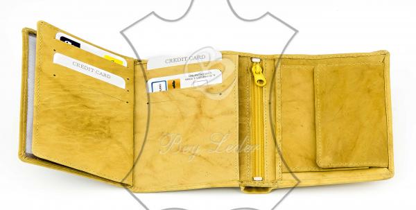 Herrengeldbörse - hellgelb