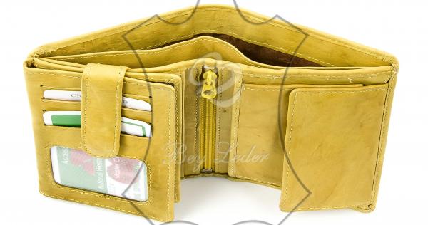 Herrengeldbörse - hellgelb