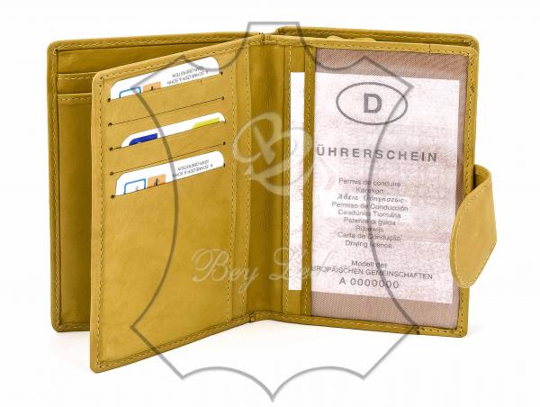 Damenportemonnaie gelb