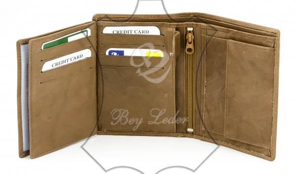 Herrengeldbörse hellbraun